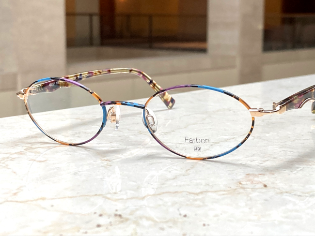 注目 ファルベン Farben F7001-434GG F7001 434GG 49ミリ 度付 めがね